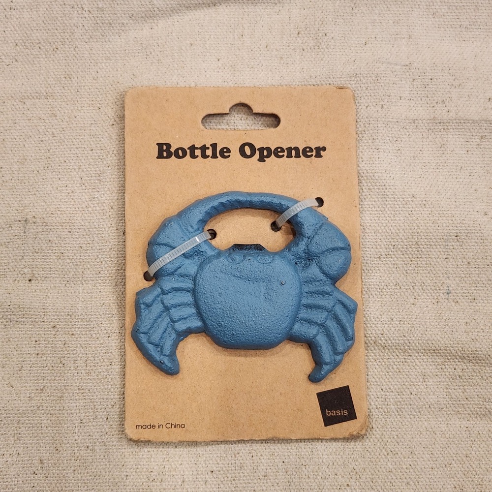 Nordstrom Blue Crab Bottle Opener Coastal Beach Kitchen Bar Decor Stocking Stuff